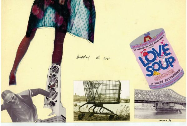 111_Ronald Zechner_shopping all over_Collage auf Papier_42x59 (WEB)