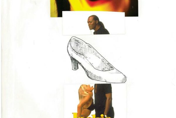 1998 - High heel - Collage auf Papier_42x59
