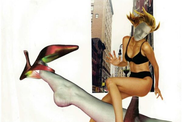 1998 - Legs - Collage auf Papier_42x59