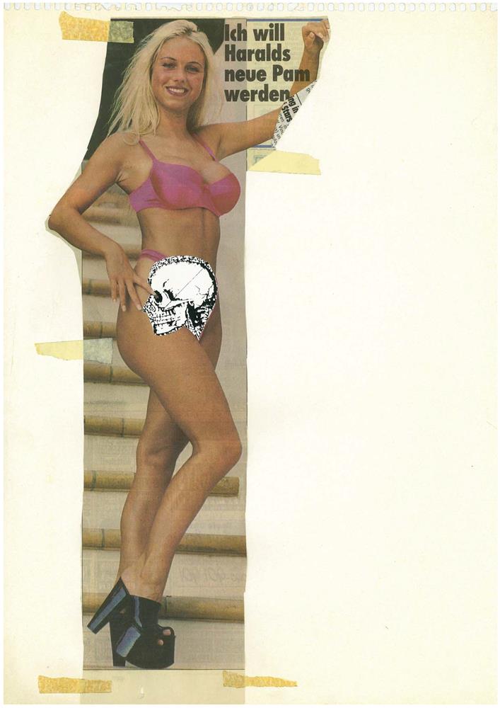 1998 - Pamela - Collage auf Papier_42x59