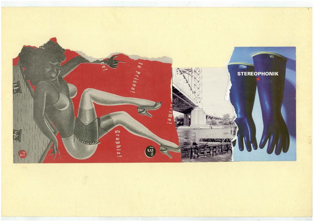 1998 - STEREOPHONIK - Collage auf Papier_42x59