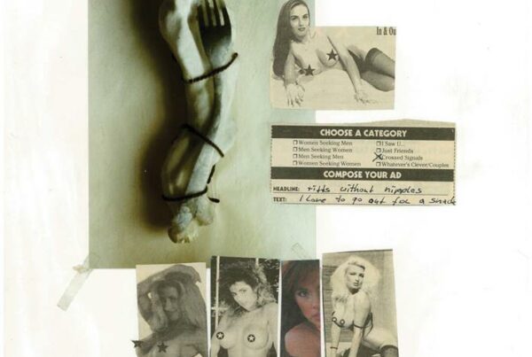 1998 - Titts without nipples - Collage auf Papier_42x59