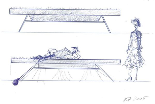 2005 - Entwurf - Kulli-Zeichnung auf Papier_15x21
