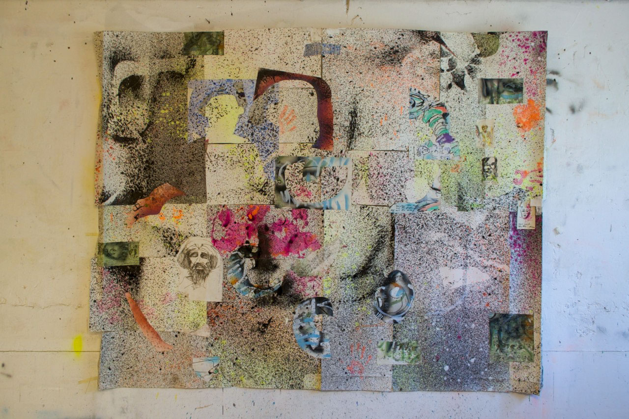 2021 - Mudjahedin Collage - Aquarellpapier - 198x250 2